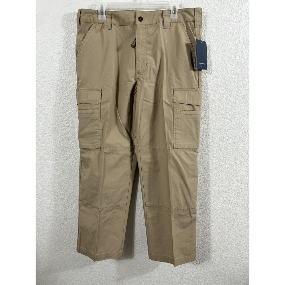 Propper Pants Womens 14 Short Khaki‎ RevTac Ripstop Cargo Teflon Tactical Duty